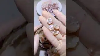 &ldquo;Nucleus-Free Natural Freshwater Petal Pearls | Unique Earrings with Organic Beauty&rdquo; #jewellery