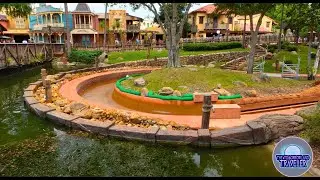 Splash Mountain / Tiana's Bayou Adventure Construction Update - 4K / Magic Kingdom Walt Disney World