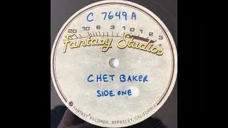Chet Baker / Witch Doctor / Metal Acetate disc for C7649 A