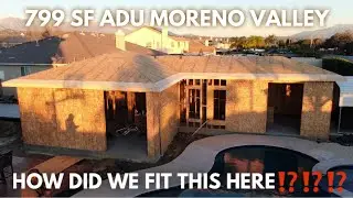 Rare ADU L-Shaped Detached in Moreno Valley (799 SF) | Rough Plumbing & Electrical Update