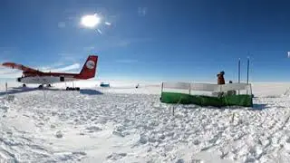 GEUS - Greenland Climate Network (GC-Net) fieldwork 360 deg. experience