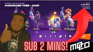 🌿 Overgrown Tomb - HARD MODE Speedrun | MO.CO Chapter 2 Rift Cleared in Under 2 Minutes! 💥💨