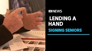 Teaching simple hand signs to elderly Australians in aged care may help communication. | ABC News