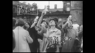 1950s Queen Elizabeth II and Prince Philip Visit Scotland