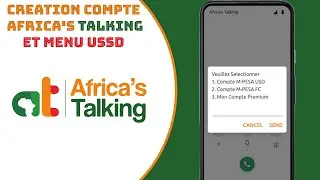 Clone menu USSD du mobile money M-PESA de la RDC :  création compte africastalking et MENU USSD