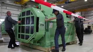 Moving a Heavy Machine on Air Casters of Aerofilm!