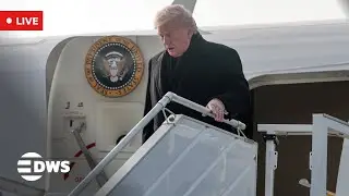 LIVE: President Trump Takes Part in Board of Peace Charter Announcement and Departs Davos | AC1Z
