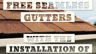 Free Seamless Gutters and Installation by Rock Solid Exteriors