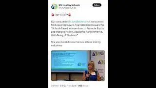 Missouri Healthy Schools brings CDC into public schools for 5 years through a grant.