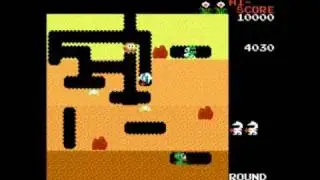Dig Dug Online Flash Gameplay