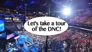 Behind-the-scenes tour of the Democratic National Convention