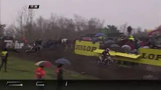 Jago Geerts passes Maxime Renaux - MX2 Race 1 - MXGP of The Netherlands 2020