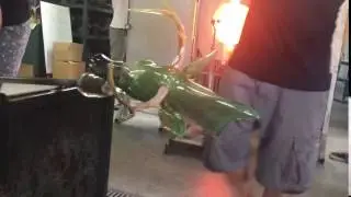 Glass DEER TROPHY by Grant Garmezy