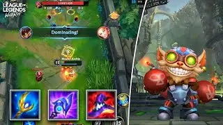 Ziggs Insane DPS (S3) | Build and Runes | Wild Rift Gameplay