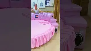 Beautiful Round Bed #shorts #viral #shorts #ytshorts #Trending #viral #viralshorts