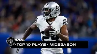 Raiders&rsquo; Top 10 Plays at Midseason | 2023 Season Highlights | NFL
