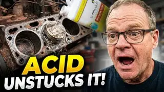Can We FREE A Seized Flathead FORD V8 with Muriatic Acid!?