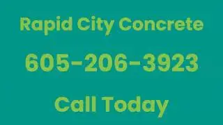Rapid City Concrete Contractors. 605-206-3923