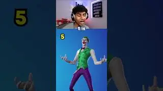 10 MOST used DC Skins in Fortnite!