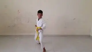 Yellow belt - Kata Heian Shodan - karate kid🥋