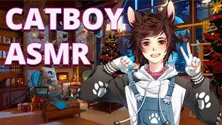 Cute catboy warms you up in a cold winter night~ [ASMR Roleplay] [M4M] [Yaoi] [Soft Talking/Kissing]