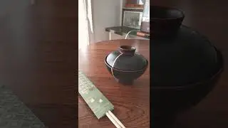 【古道具のあるおばあちゃん家のような居場所〜おうちカフェ〜】2026／元旦／ランチョンマット敷くの忘れた♡2人で作るお雑煮／お出汁はわたし担当／#お雑煮／ 本年もどうぞよろしくお願いします♡