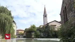 POLCENIGO E SACILE, IL FRIULI DELLE ACQUE (dal TG2 20.30 del 27/7/2022)