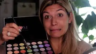 SILVER MINT EYE USING MORPHE FANTASY PALETTE