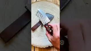 Amazing Handmade Cleaver Knife #knife #chef #outdoor #youtubeshorts  #usa #bbq #shorts #bbq #axe