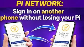 Pi Network: Sign in on another or new phone into your Pi Account without loosing your Pi