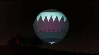 Helium Balloon with Projection Mapping Dubaids