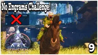 🛑NO ENGRAMS Challenge!🛑 Ark: Survival Ascended Extinction! Blue Drops and Snow Biome??