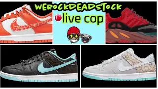 Nike Dunk Low 'barbershop' / Nike Dunk Low 'orange paisley' / Yeezy 700 v1 'high-res red' Live cop