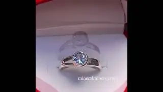 Beautiful natural color Tanzanite Faceted Gemstone in Sterling Silver Ring 💎