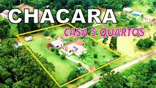 CHÁCARA 5.300m² COM CASA 5 QUARTOS | POMAR FRUTAS | TIJUCAS DO SUL-PR