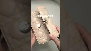 LADY DIOR PHONE POUCH | What Fits Inside? (PART 3) #diorbag #dior