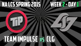 Team Impulse vs CLG - Highlights - S5 NA LCS Spring Split 2015 - W2 D1