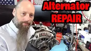 Subaru Outback Alternator Repair |  Disassembly Measurements and visual inspection