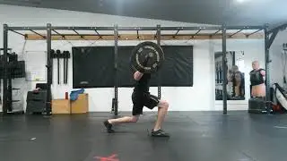 Barbell 90/90 Bottom Range Isometric Split Squat