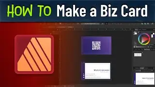 Affinity Publisher Business Card Template and Tutorial