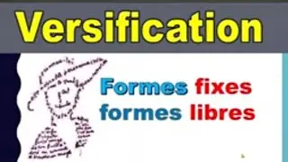 Formes fixes, formes libres #versification #poesie