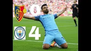 Fc Basel Vc Manchester City Champions league 2017/18 goals and Highlights