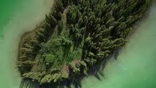 drone footage around carcross, yukon.