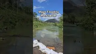 Сильное наводнение в Уильямсфилде, Манчестер, Ямайка