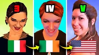 GIRLFRIEND NATIONALITY In GTA Games (Evolution)