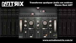 Transforme qualquer trilha em est&eacute;reo - Waves Reel ADT