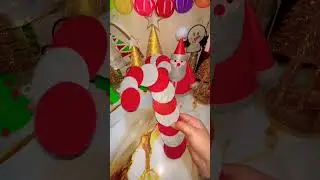 DIY Christmas Candy Cane #diy #viral #christmas #reels #shorts #youtubeshorts #christmasdecor