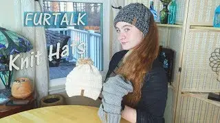 FURTALK Hats - Women's Caps 🍀Slouchy Knit/Ponytail ⭐