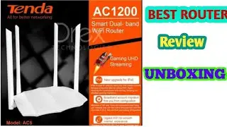 Tenda AC5 Router review || Unboxing 14November 2023 ##Dual Band Router