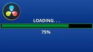 Making a loading bar with DaVinci Resolve 15